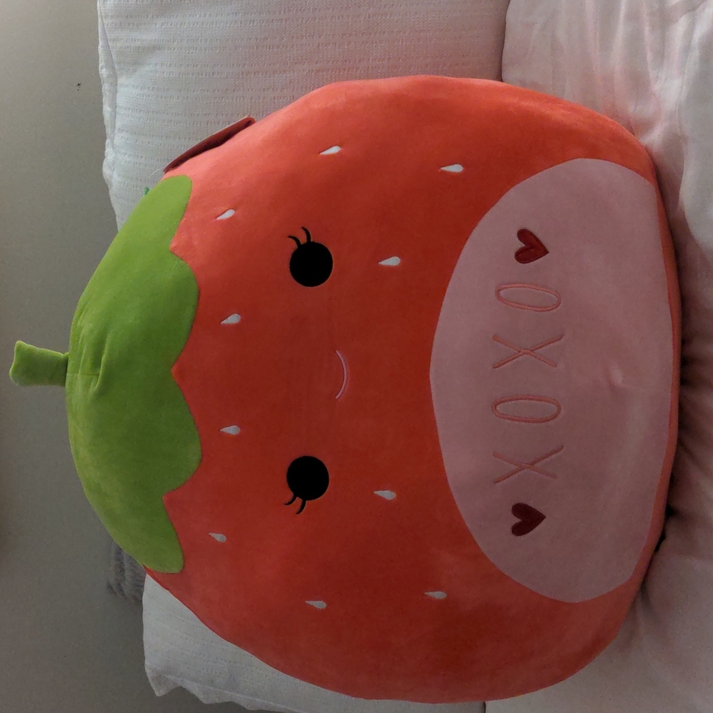 Strawberry squishmallow 24" BNWT